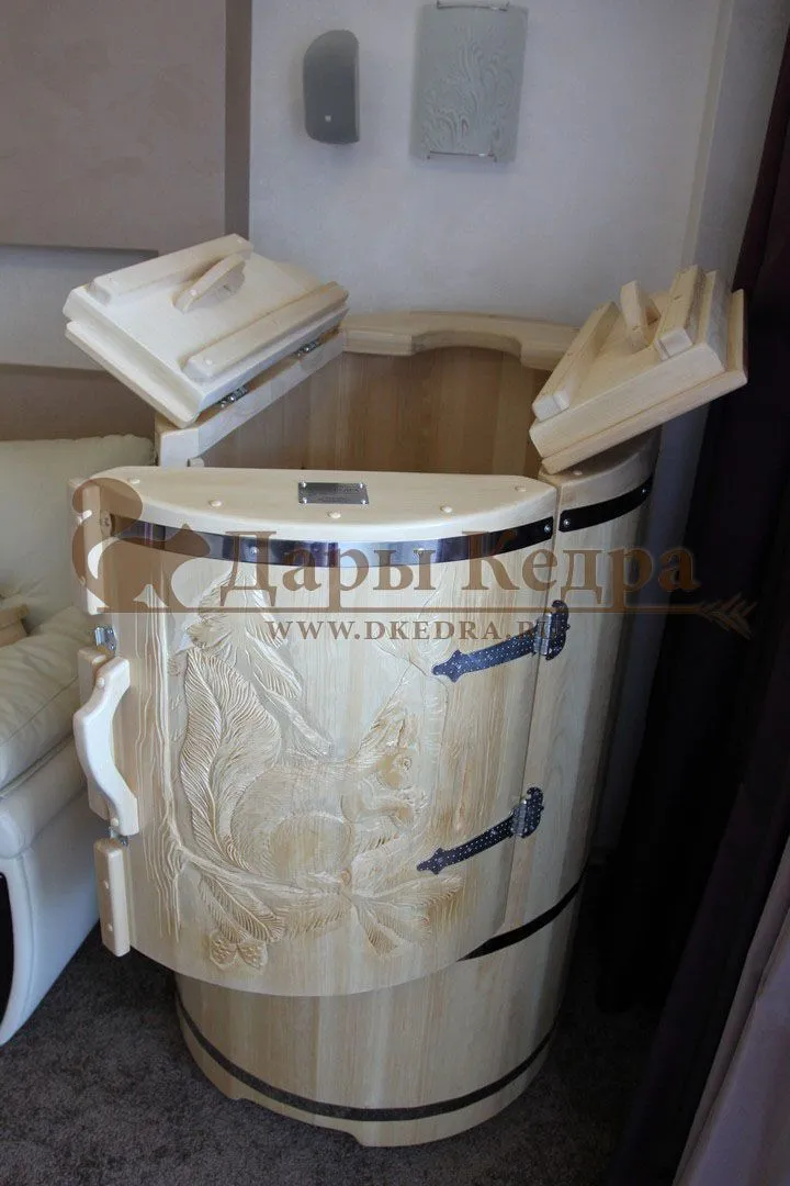 Кедровая бочка (фитобочка) «Сибирская белка»