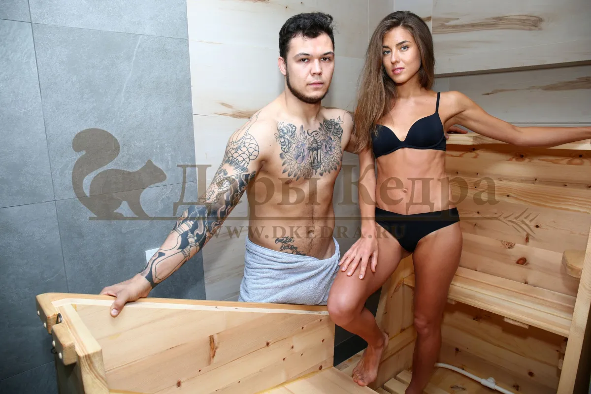 Кедровая бочка (фитобочка) квадратная «Профессиональная»